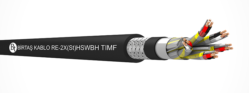 RE-2X(St)HSWBH TIMF  90°C  /  500 V (~RE-2X(St)HQH TIMF) Cu-XLPE-ISCR-OSCR-LSZH-LSZH-7DW